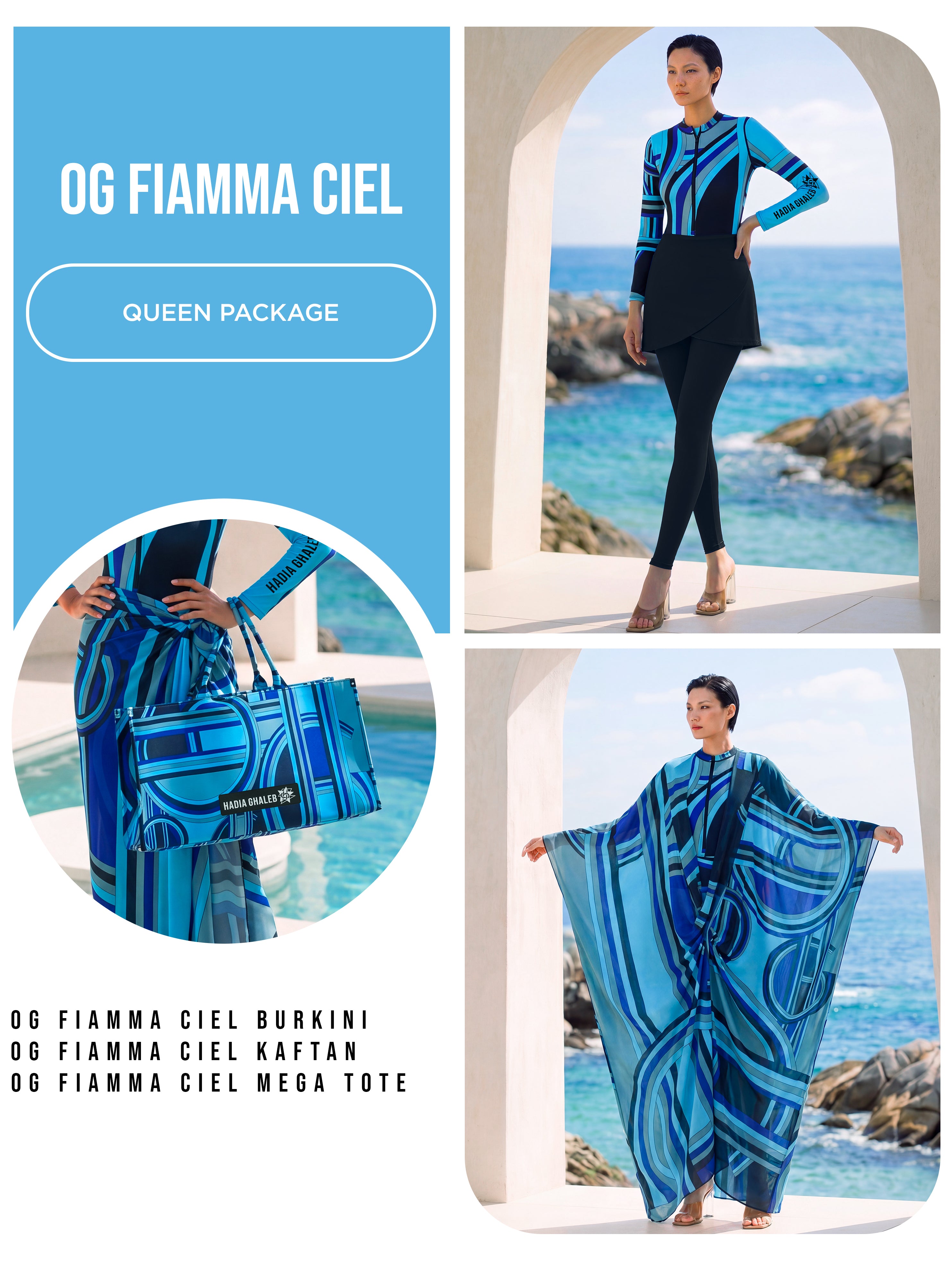 OG Fiamma Ciel Queen Package 3 Pieces