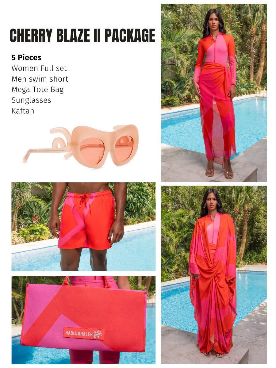 Cherry Blaze II His & Hers Package 5 Pieces