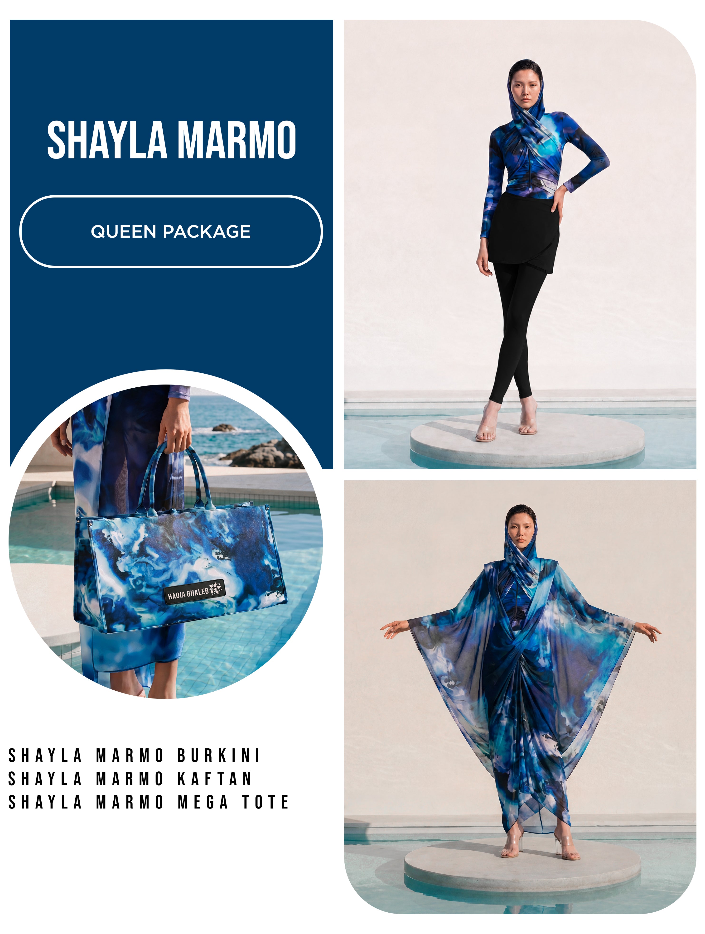 Shayla Marmo Queen Package 3 Pieces