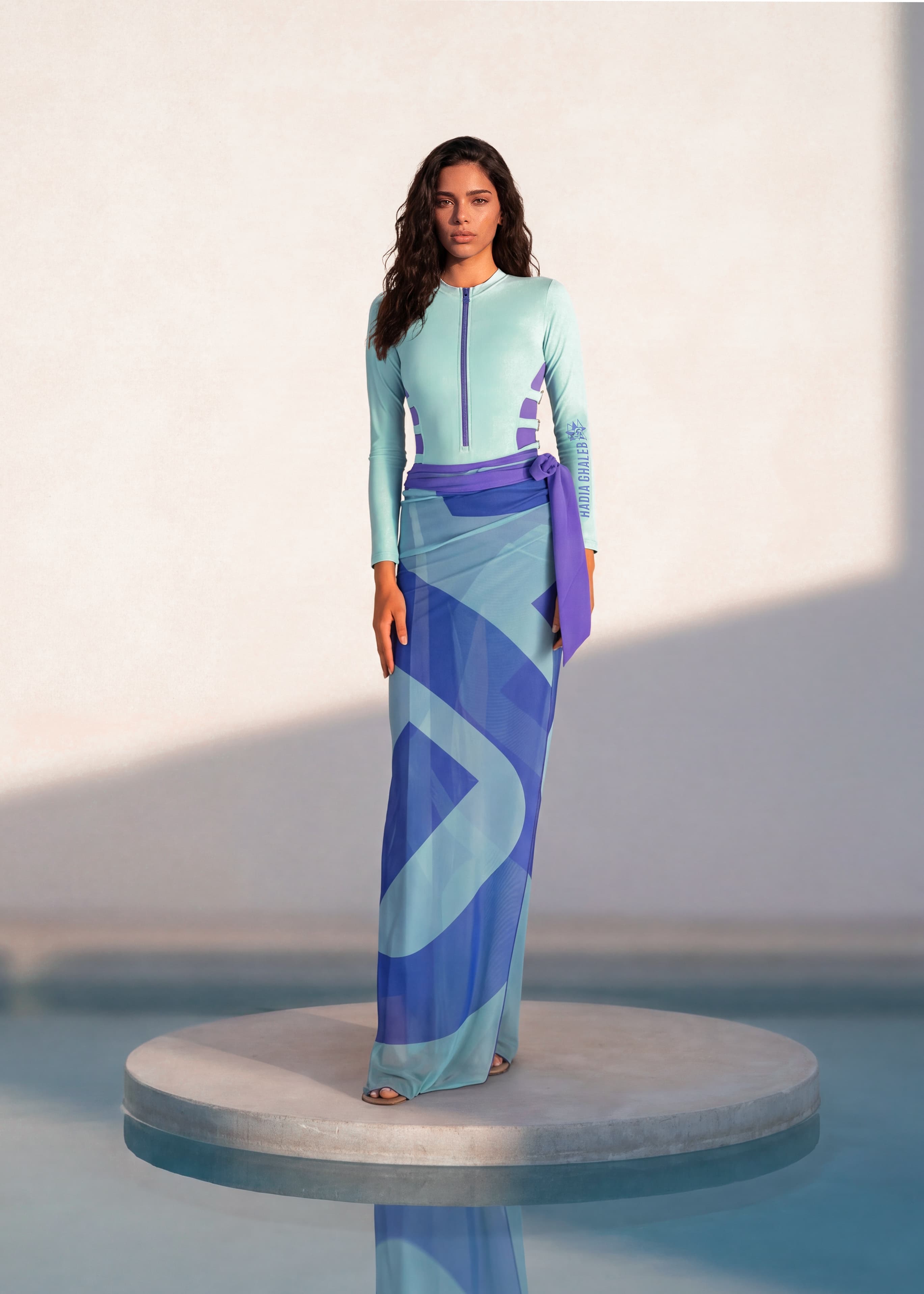 Belted Lilac Burkini Pre Order 7 days