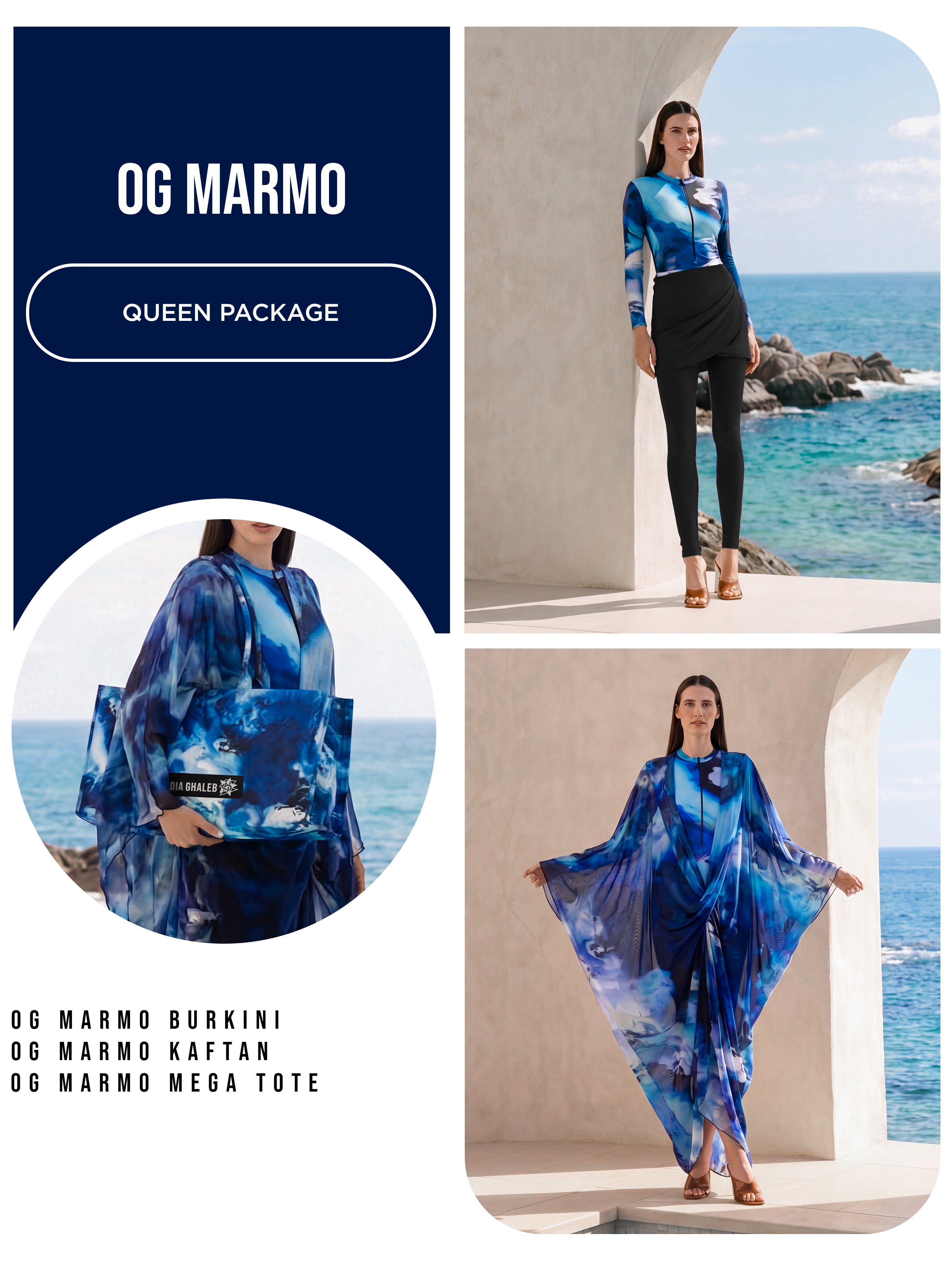 OG Marmo Queen Package 3 Pieces