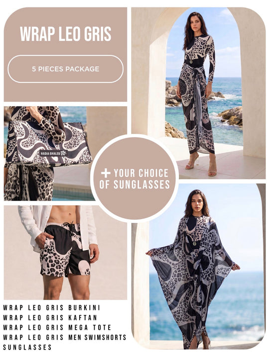 Wrap Leo Gris Package 5 Pieces
