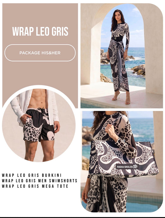 Wrap Leo Gris Couple Package 3 Pieces