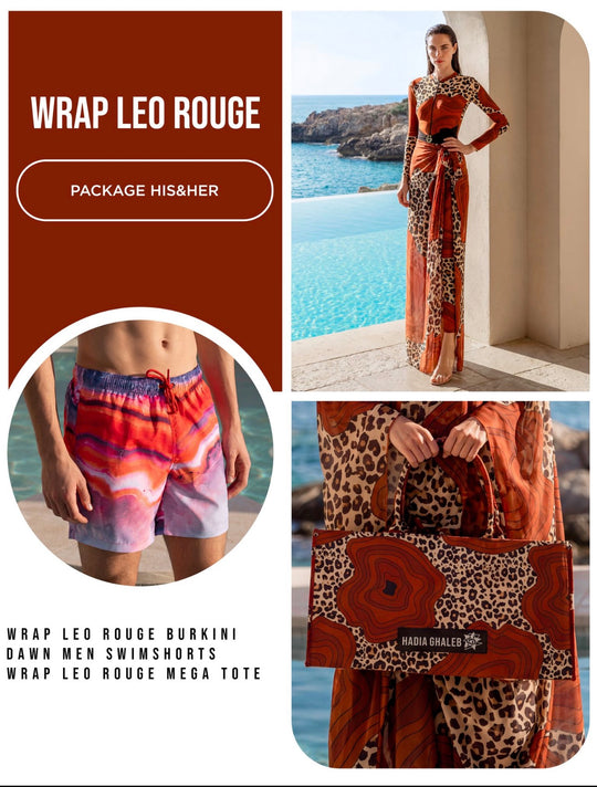Wrap Leo Rouge Couple Package 3 Pieces