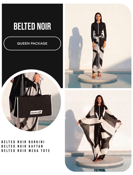 Belted Noir Queen Package 3 Pieces