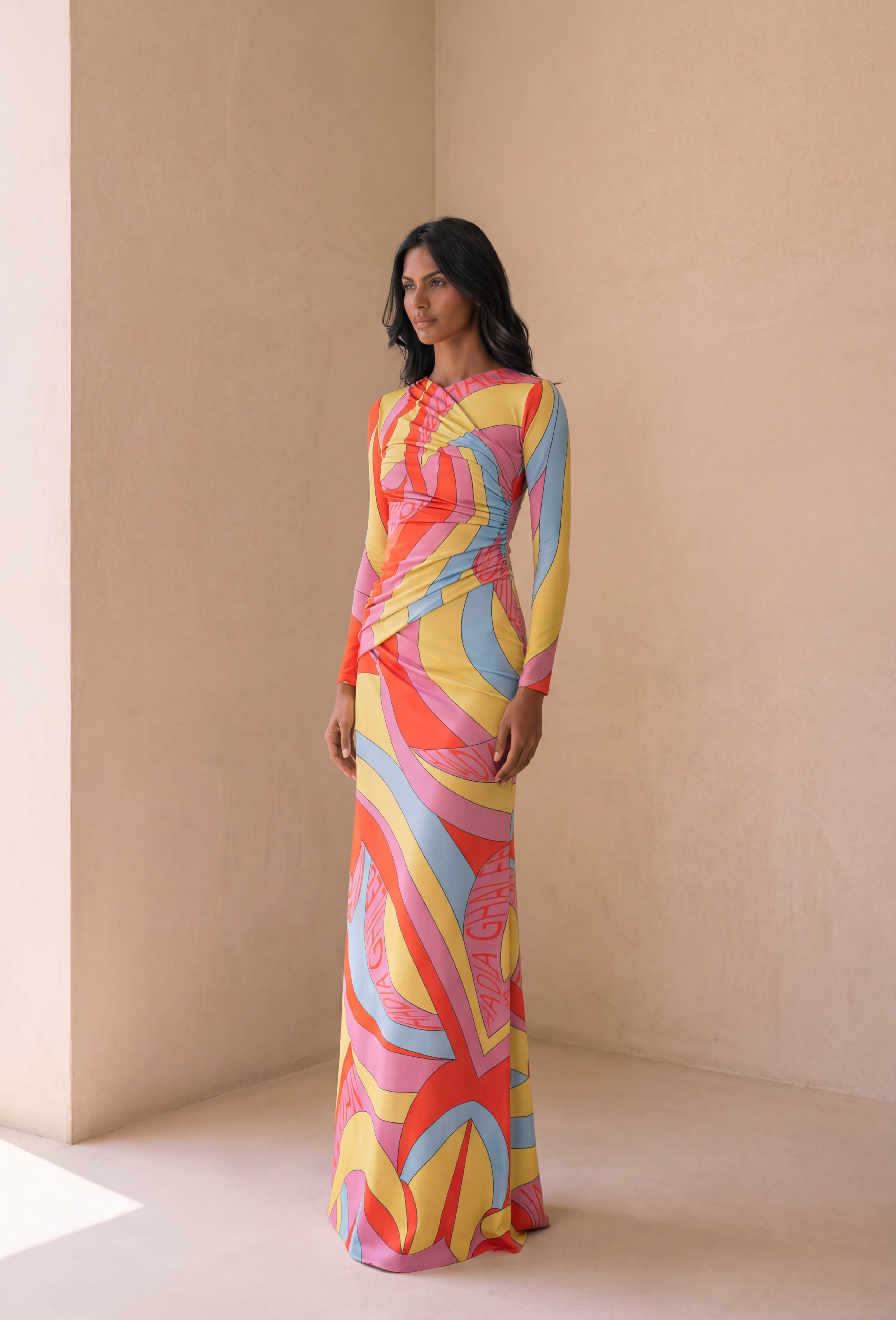 فستان الدوامات - اطلب مسبقًا قبل 15 يومًا