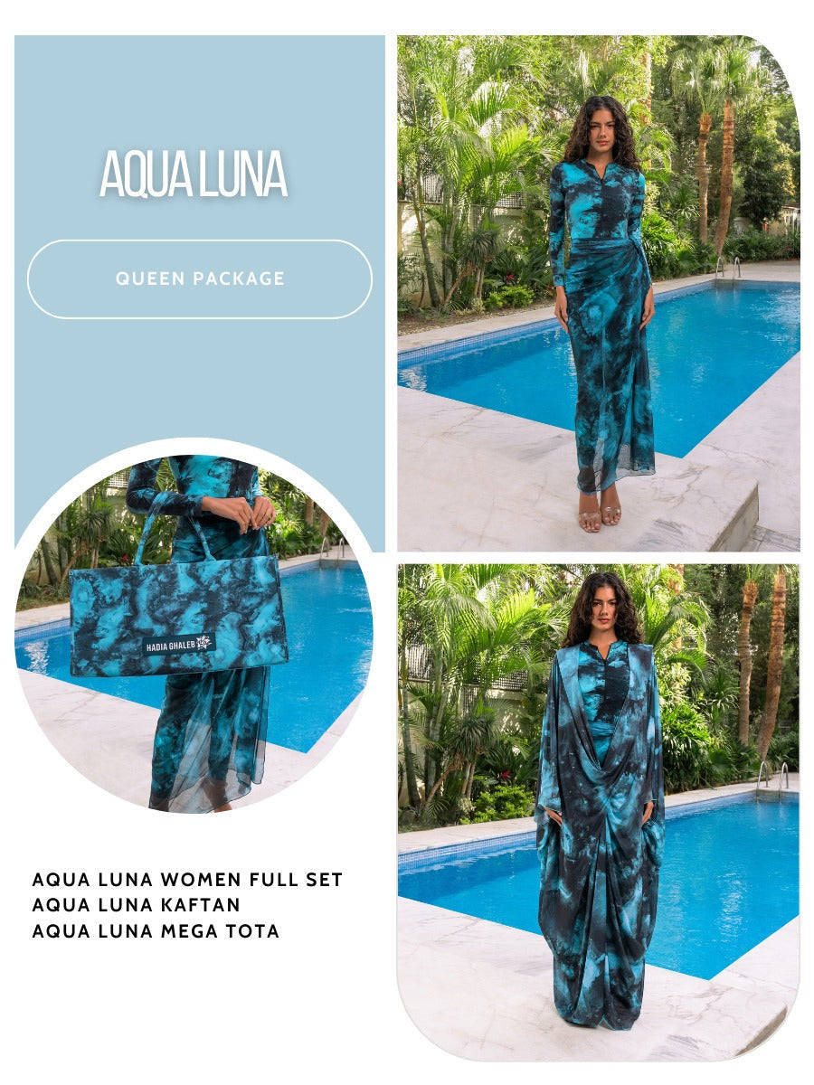 Aqua Luna Queen Package 3 Pieces