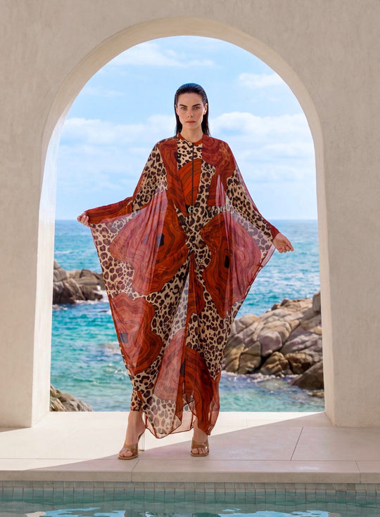 Leo Rouge Kaftan