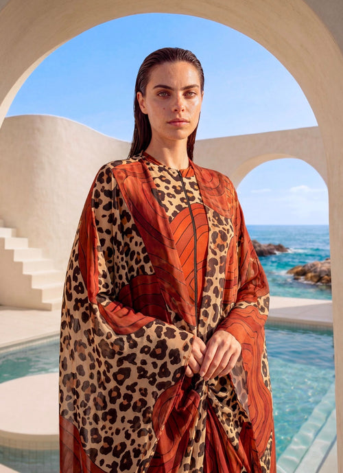 Leo Rouge Kaftan